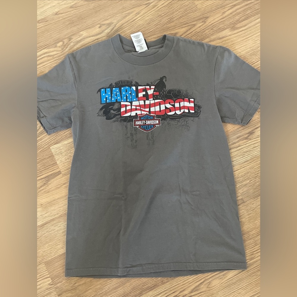 Patriotic Harley Davidson shirt